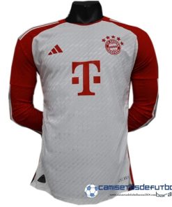 adidas Tailandia Casa Jugadores Manga Larga Bayern Múnich Equipación 2023 2024 Rojo
