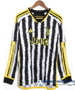 adidas Tailandia Casa Manga Larga Juventus Equipación 2023 2024 Amarillo Negro
