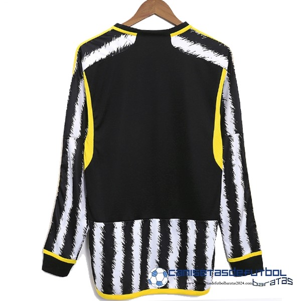 adidas Tailandia Casa Manga Larga Juventus Equipación 2023 2024 Amarillo Negro - Image 2