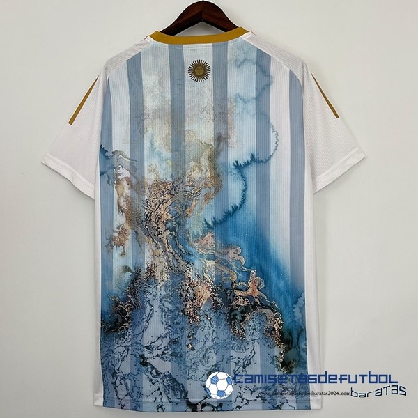 adidas Tailandia Especial Camiseta Argentina  Equipación 2023 Azul Amarillo - Image 2