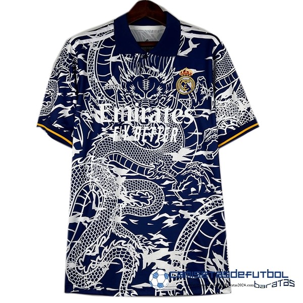 adidas Tailandia Especial Camiseta Real Madrid  Equipación 2023 2024 Azul Blanco