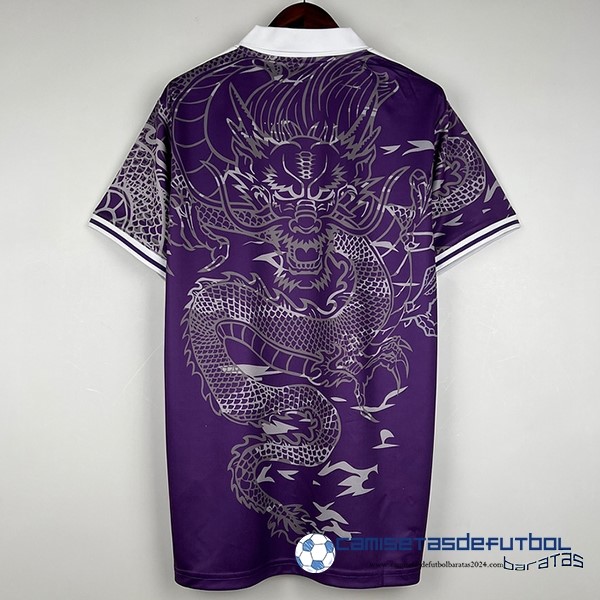adidas Tailandia Especial Camiseta Real Madrid Equipación 2023 2024 Purpura Blanco - Image 2