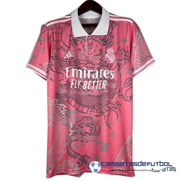 adidas Tailandia Especial Camiseta Real Madrid Equipación 2023 2024 Rosa Blanco