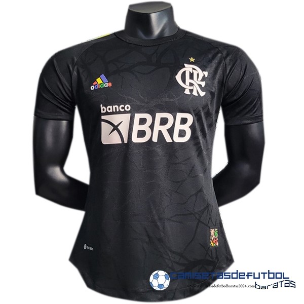 adidas Tailandia Especial Jugadores Camiseta Flamengo Equipación 2023 2024 Negro