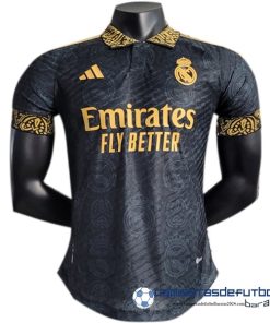 adidas Tailandia Especial Jugadores Camiseta Real Madrid Equipación 2023 2024 Negro Amarillo