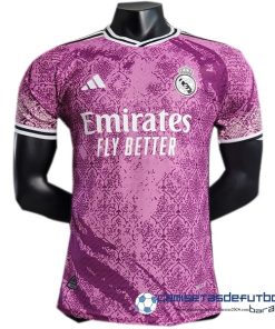 adidas Tailandia Especial Jugadores Camiseta Real Madrid Equipación 2023 2024 Rosa Purpura