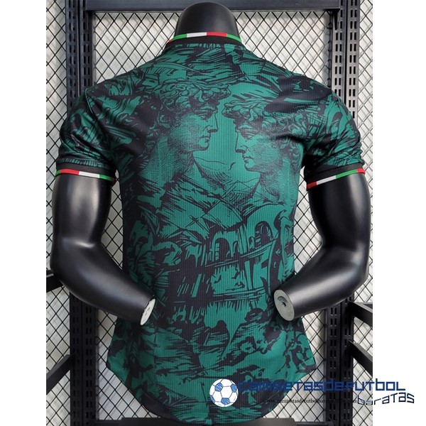 adidas Tailandia Jugadores Especial Camiseta Italia  Equipación 2023 Verde - Image 2