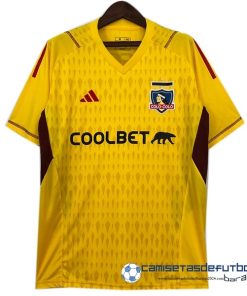 adidas Tailandia Portero Camiseta Colo Colo Equipación 2023 2024 Amarillo