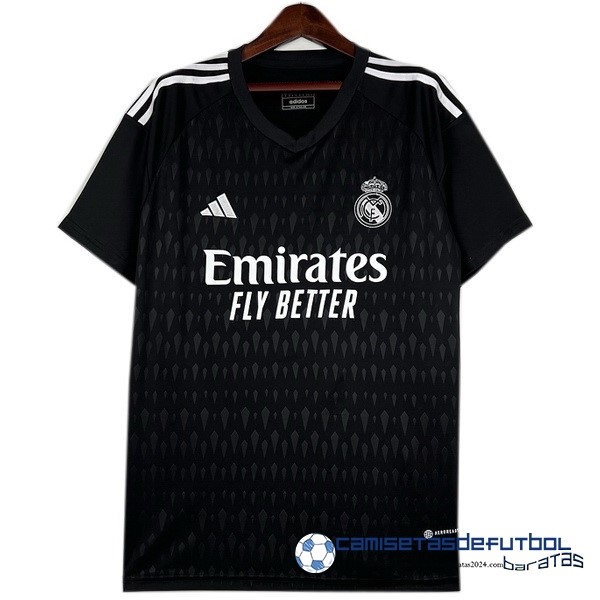 adidas Tailandia Portero Camiseta Real Madrid  Equipación 2023 2024 Negro