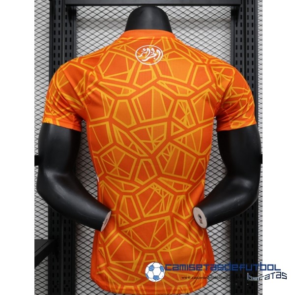 adidas Tailandia Portero Jugadores Camiseta Argelia Equipación 2023 Naranja - Image 2