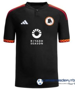 adidas Tailandia Tercera Camiseta As Roma Equipación 2023 2024 II Negro