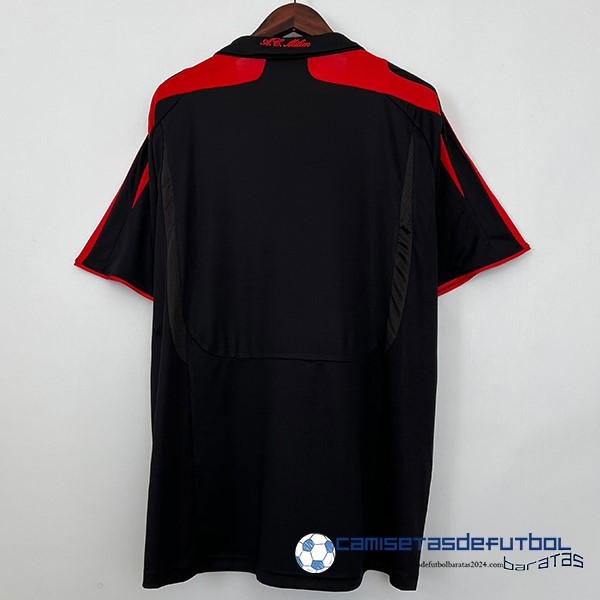 adidas Tercera Camiseta AC Milan Retro Equipación 2007 2008 Negro - Image 2