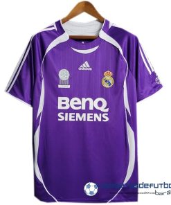 adidas Tercera Camiseta Real Madrid Retro Equipación 2006 2007 Purpura