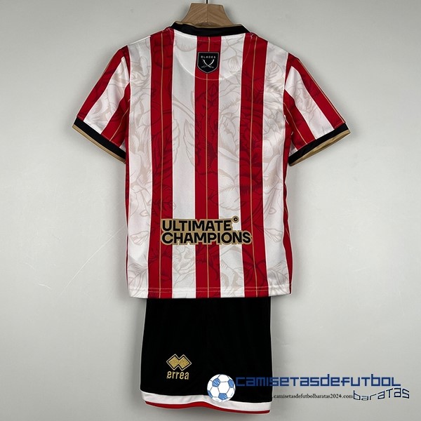 errea Especial Camiseta Conjunto De Niños Sheffield United 2022 Equipación 2023 Rojo - Image 2