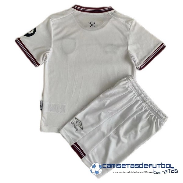 umbro Segunda Conjunto De Niños West Ham United Equipación 2023 2024 Blanco - Image 2
