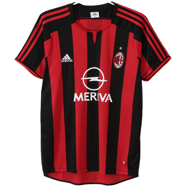 AC Milan Camiseta 2003 2004 Casa Roja - Camiseta Ac Milan | PTDHMALL
