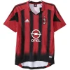 AC Milan Camiseta 2004 2005 Casa Roja - Camiseta Ac Milan | PTDHMALL