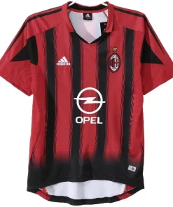 AC Milan Camiseta 2004 2005 Casa Roja - Camiseta Ac Milan | PTDHMALL