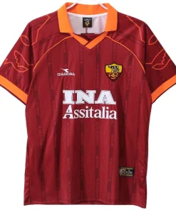 AS Roma Camiseta 2000 Casa Roja - Camiseta As Roma | PTDHMALL