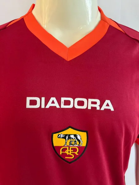 AS Roma Camiseta 2006 2007 Casa Roja - Camiseta As Roma | PTDHMALL