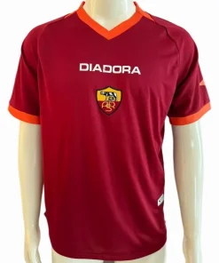 AS Roma Camiseta 2006 2007 Casa Roja - Camiseta As Roma | PTDHMALL