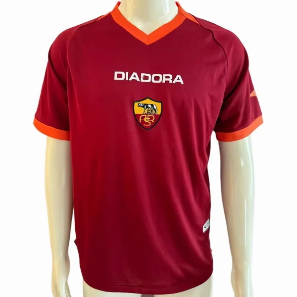 AS Roma Camiseta 2006 2007 Casa Roja - Camiseta As Roma | PTDHMALL