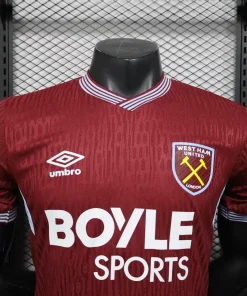 West Ham United Camiseta Edición Jugadores 2025 2026 Casa Roja - Camiseta West Ham United | PTDHMALL