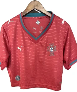 Camiseta 2026 Casa Roja - Camiseta Portugal Mujer | PTDHMALL