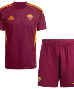AS Roma Conjunto 2025 2026 Casa Rojo - AS Roma Barata | PTDHMALL