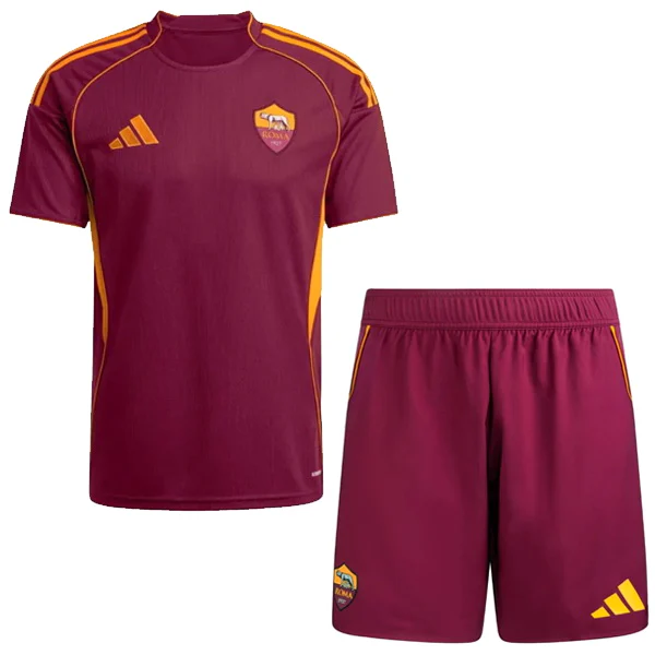 AS Roma Conjunto 2025 2026 Casa Rojo - AS Roma Barata | PTDHMALL