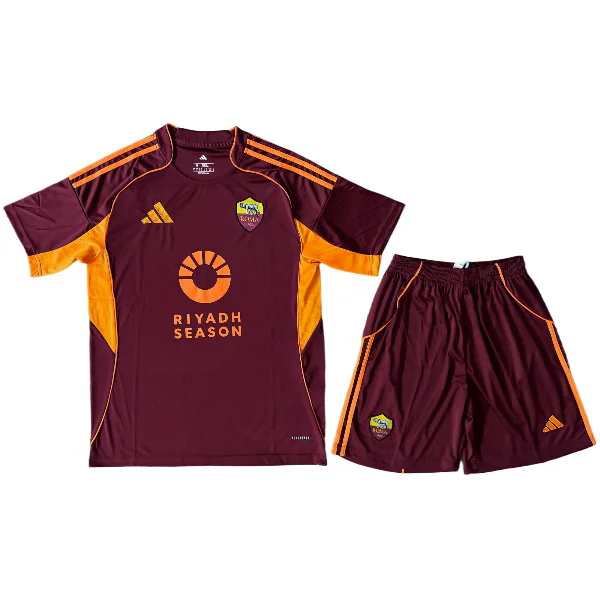 AS Roma Conjunto 2025 2026 Casa Rojo - AS Roma Barata | PTDHMALL