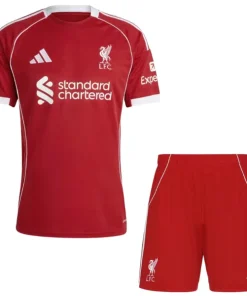 Liverpool Conjunto 2025 2026 Casa Rojo - Liverpool Barata | PTDHMALL