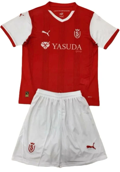 Stade de Reims Conjunto 2024 2025 Casa Rojo - Stade De Reims Equipacion | PTDHMALL