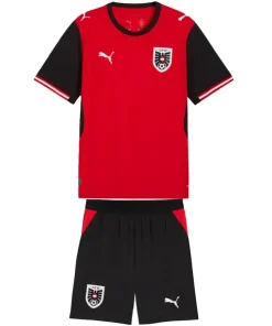 Conjunto 2026 Casa Rojo - Austria Niños Barata | PTDHMALL