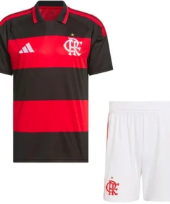 Conjunto 2026 2027 Casa Rojo - Flamengo Niños Barata | PTDHMALL