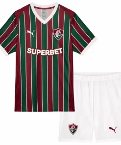 Conjunto 2026 2027 Casa Rojo - Fluminense Niños Barata | PTDHMALL