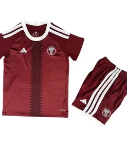 Conjunto 2026 Casa Rojo - Katar Niños Barata | PTDHMALL