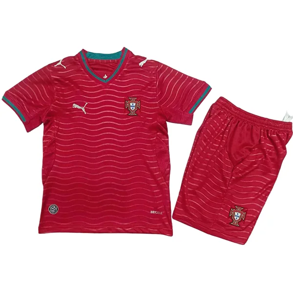 Conjunto 2026 Casa Rojo - Equipacion Portugal Niños | PTDHMALL