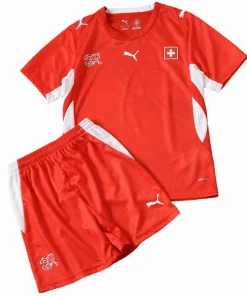 Conjunto 2026 Casa Rojo - Suiza Niños Barata | PTDHMALL