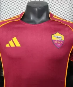 AS Roma Camiseta Edición Jugadores 2025 2026 Casa Roja - Camiseta Serie A AS Roma | PTDHMALL