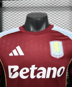 Aston Villa Camiseta Edición Jugadores 2025 2026 Casa Roja - Camiseta Aston Villa | PTDHMALL