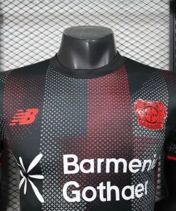 Bayer 04 Leverkusen Camiseta Edición Jugadores 2025 2026 Casa Negra - Camiseta Bayer 04 Leverkusen | PTDHMALL