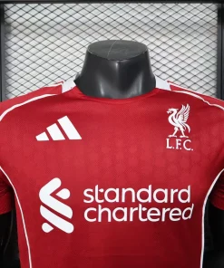 Liverpool Camiseta Edición Jugadores 2025 2026 Casa Roja - Camiseta Liverpool | PTDHMALL