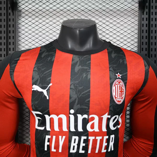AC Milan Camiseta Edición Jugadores 2025 2026 Casa Roja - Camiseta Serie A AC Milan | PTDHMALL