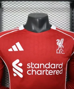 Liverpool Camiseta Edición Jugadores 2025 2026 Casa Roja - Camiseta Liverpool | PTDHMALL