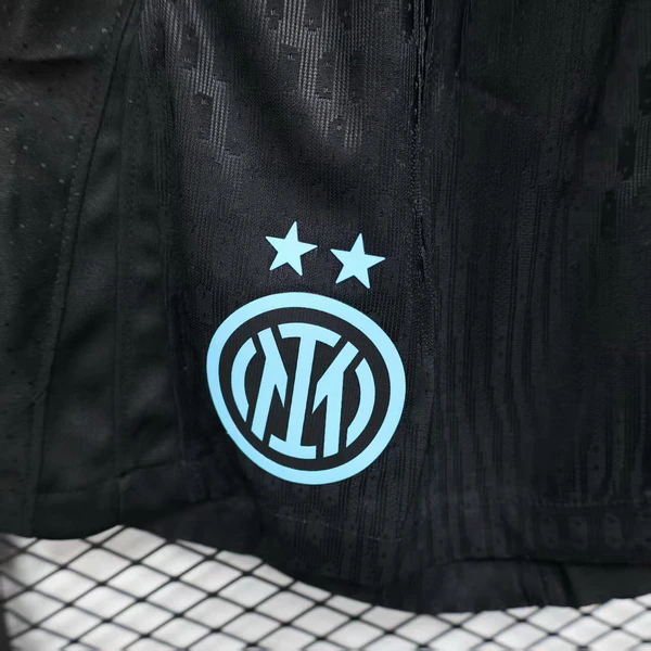 Inter Milán Pantalones Edición Jugadores 2025 2026 Casa Negro - Inter Milán Barata | PTDHMALL