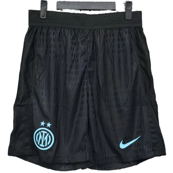 Inter Milán Pantalones Edición Jugadores 2025 2026 Casa Negro - Inter Milán Barata | PTDHMALL