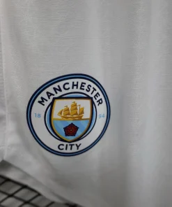 Manchester City Pantalones Edición Jugadores 2025 2026 Casa Blanco - Manchester City Barata | PTDHMALL