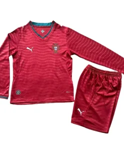Conjunto 2026 Casa Rojo - Equipacion Portugal Niños | PTDHMALL