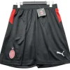 AC Milan Pantalones 2025 2026 Casa Negro - AC Milan Barata | PTDHMALL